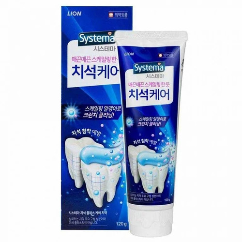 CJ LION, Зубная паста для ПРЕДОТВРАЩЕНИЯ зубного камня, Systema Cavity Plus Care Toothpaste 120 гр
