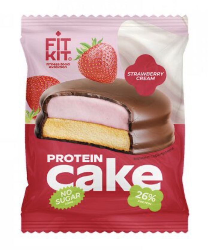 Fit Kit Протеиновое печенье с высокобелковым суфле, 50 гр