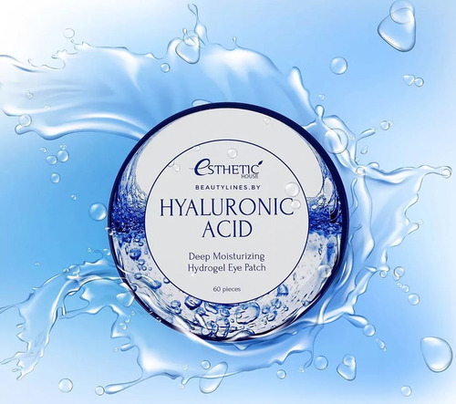 ESTHETIC HOUSE Гидрогелевые патчи д/г гиалурон, HYALURONIC ACID HYDROGEL EYE PATCH, 60 шт