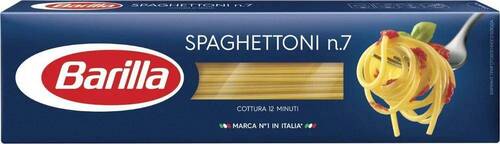 BARILLA Паста Spaghettoni n. 7 (Спагеттони 7), 450 гр