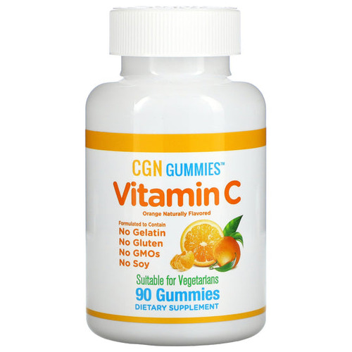 California Gold Nutrition Витамин С, натуральный апельсиновый вкус, 90 жев. таблеток