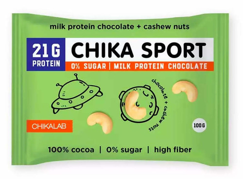 CHIKALAB Шоколад молочный, Chika Sport 100 гр