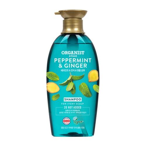 Organist, Шампунь Восстанавливающий Против Зуда Кожи Головы, Peppermint & Ginger Shampoo 500 мл