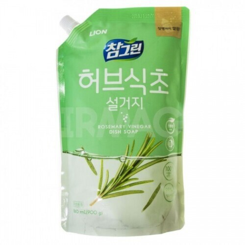 CJ LION, Средство для мытья посуды, ОВОЩЕЙ и ФРУКТОВ "Розмарин" 900 мл 