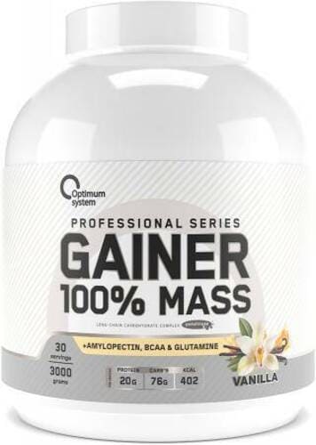 Optimum System 100% Mass Gainer, Гейнер 3000 гр