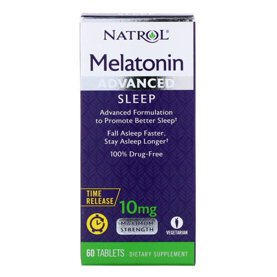 Natrol Мелатонин 10 мг, медленного высвобождения 60 таблеток