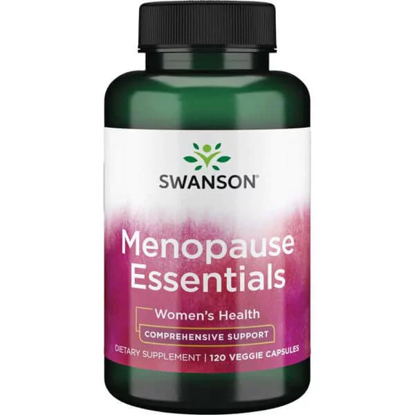 Swanson Менопауза Комплекс, Menopause Essentials 120 веган. капсул