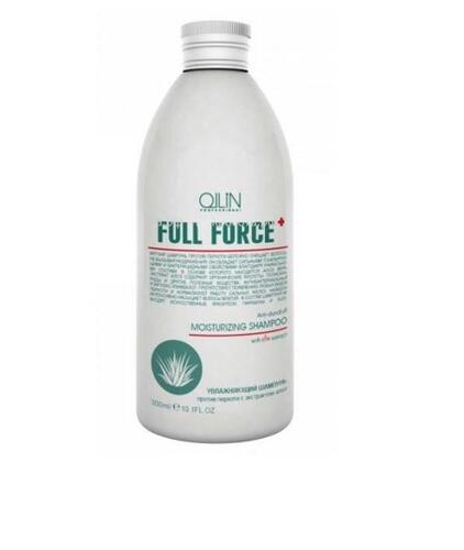 OLLIN Professional Full Force Интенсивный увлажняющ шампунь против перхоти с экстрактом алоэ, 300 мл