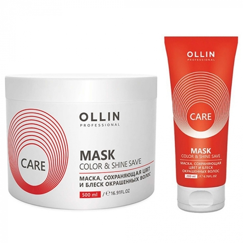 OLLIN Professional Care Маска сохраняющая цвет и блеск окрашеных волос, 500 мл