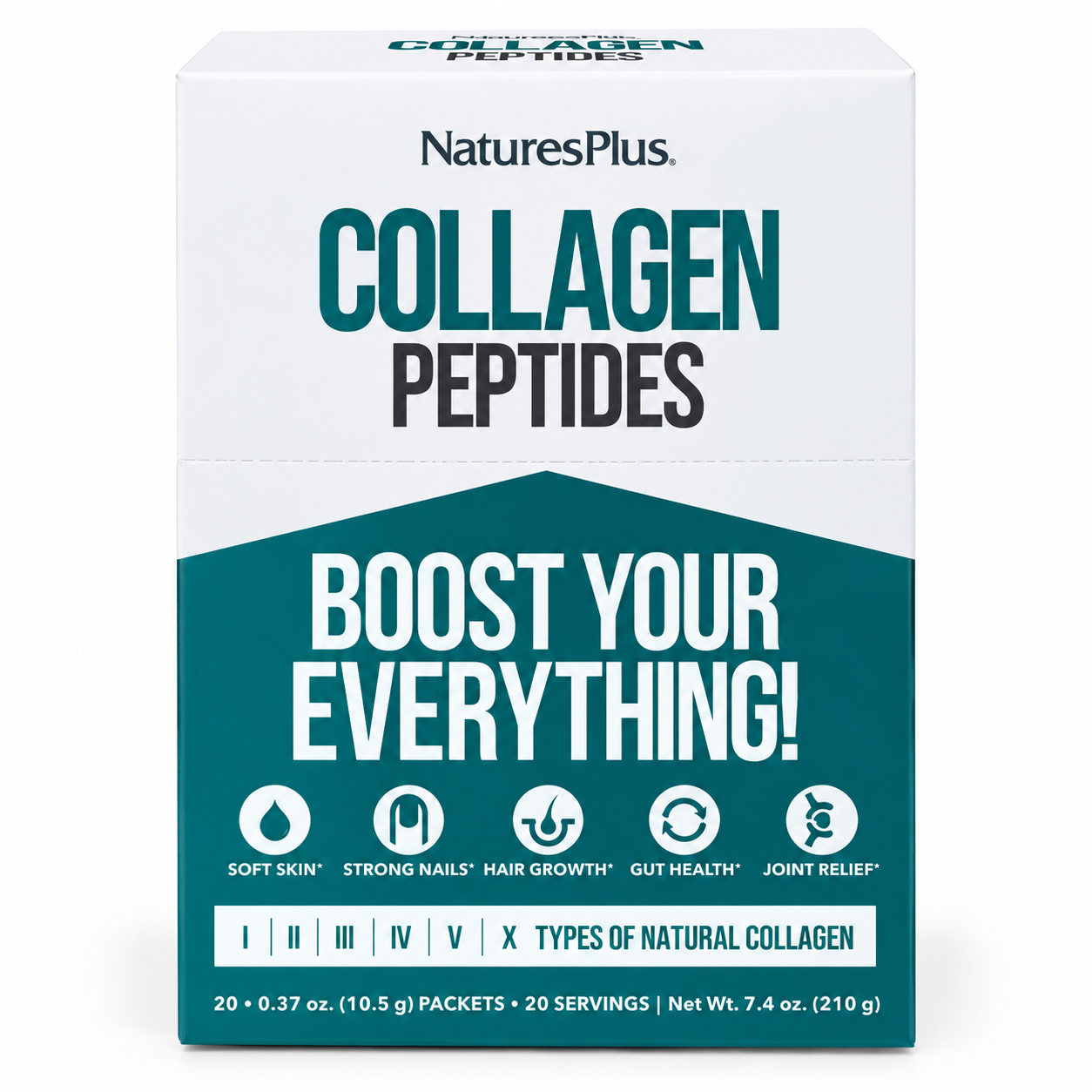 Nature's Plus, Коллаген Collagen Peptides, 20 саше 
