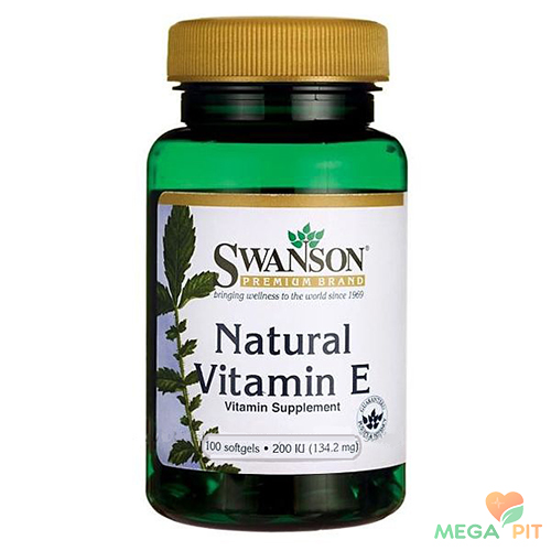 Swanson Витамин E Natural 200 ед (134,2 mg) 100 гелевых капсул