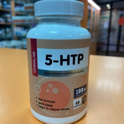 CHIKALAB 5-HTP 100 mg, 60 капсул