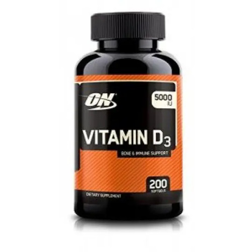 Optimum Nutrition Витамин Д-3 5000 ЕД, 200 капсул