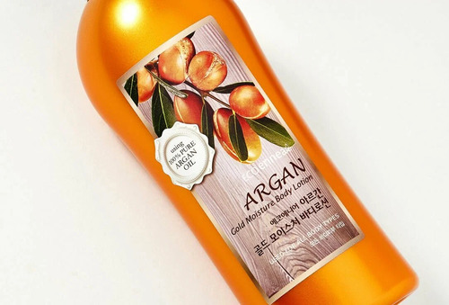 Welcos ECOennea Argan Gold Moisture Body, Лосьон для тела с маслом арганы и экстрактом золота 500 мл