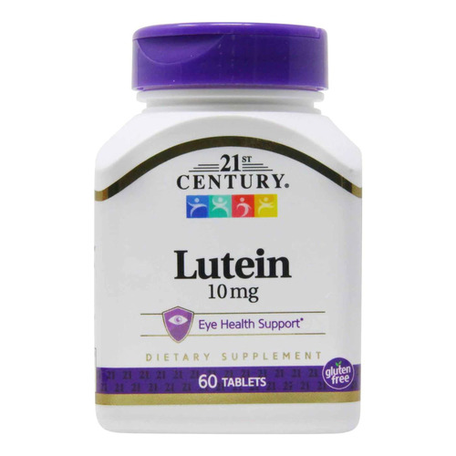 21st Century, Lutein, Лютеин 10 мг 60 капсул