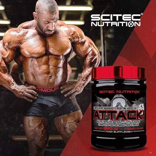 Scitec Nutrition Pre-Workout Attack 2.0, 320 гр