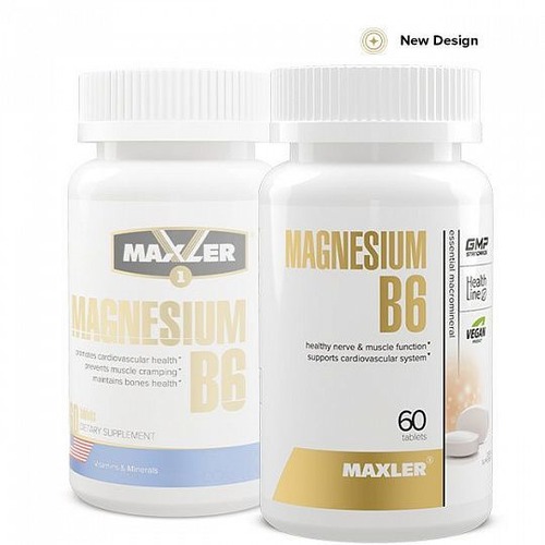 Maxler Магний B6 60 таблеток