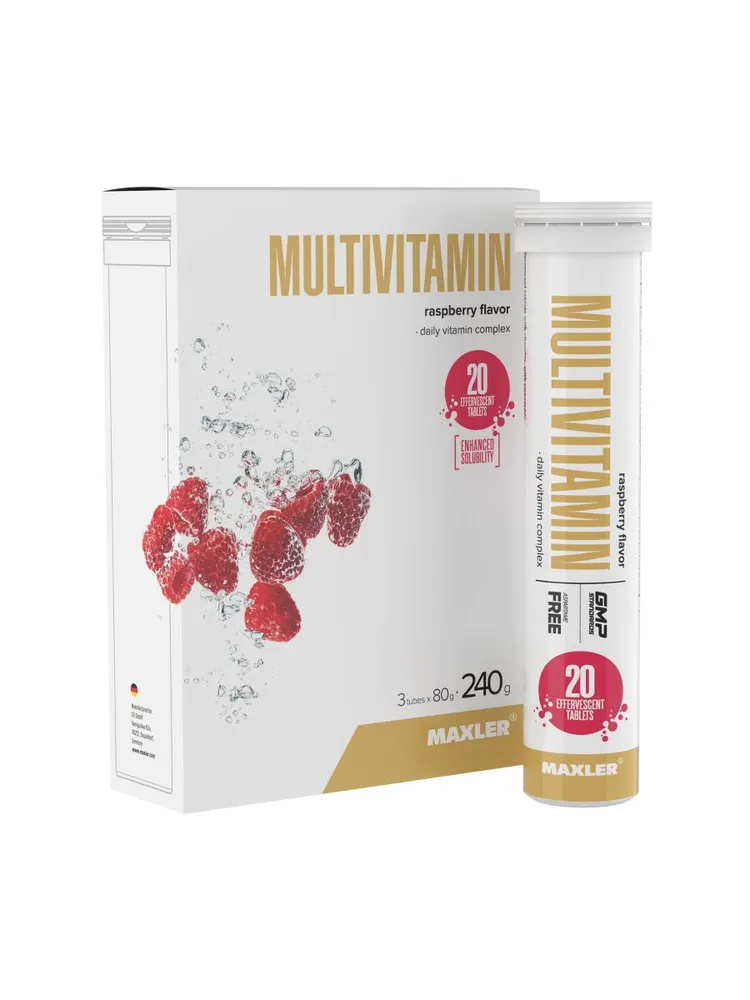 Maxler Мультивитамины Шипучие таблетки,20 шт