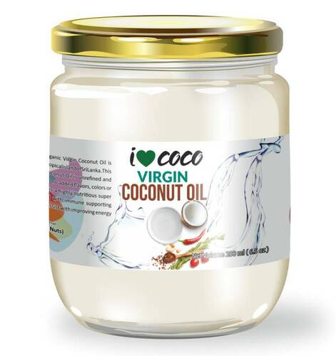 I LOVE COCO Кокосовое масло холодного отжима, Virgin 200 мл