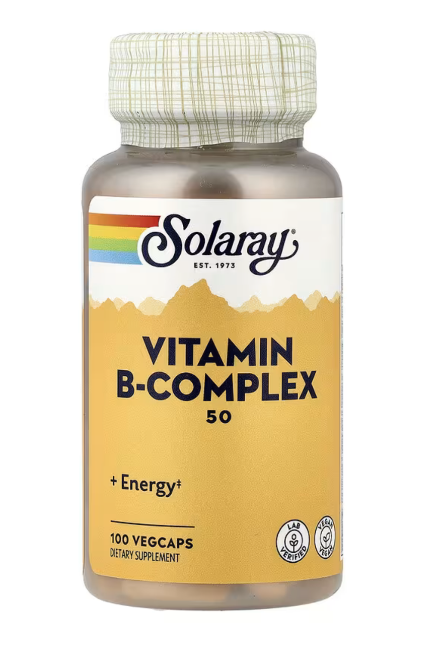 Solaray В-Комплекс 50, 100 вег. капсул в Казахстане