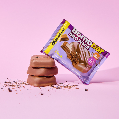 Bombbar Печенье глазированное Брауни, 50 гр