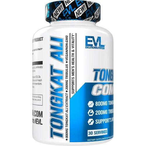 EVLution Nutrition, Комплекс Тонгкат Али, 800 мг, 60 растительных капсул
