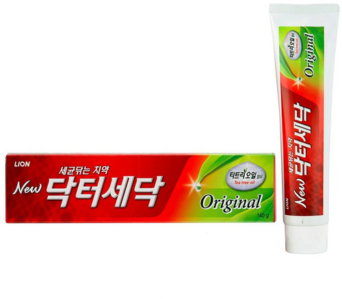 CJ LION, Зубная паста с экстрактом ЧАЙНОГО ДЕРЕВА, Dr.Sedoc Original 140 гр 