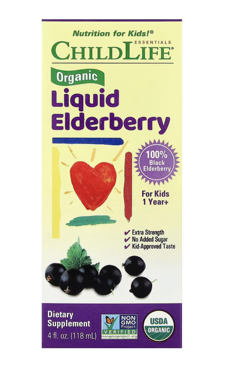 ChildLife Essentials Органическая Бузина, Organic Liquid Elderberry, 118 мл