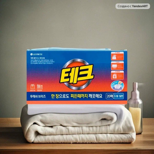 Tech LG, Средство для Стирки Белья в Листах, Laundry Sheet Fresh Breeze 20 шт