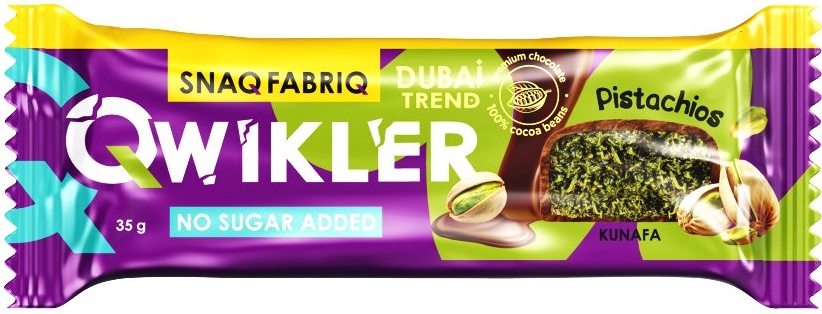 SNAQ FABRIQ QWIKLER Dubai Trend Батончик глазированный, 35 гр 