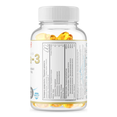 Qazprotein Омега 3 1000 мг, 100 капсул