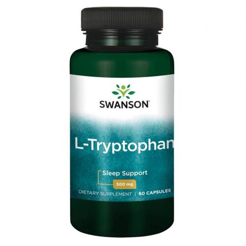 Swanson L-Tryptophan, Триптофан 500 мг 60 капсул