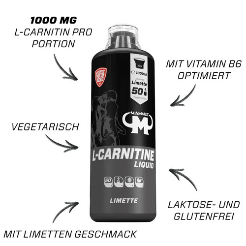 Mammut Nutrition L-Карнитин, L-Carnitine Liquid 1000 мг, 1000 мл