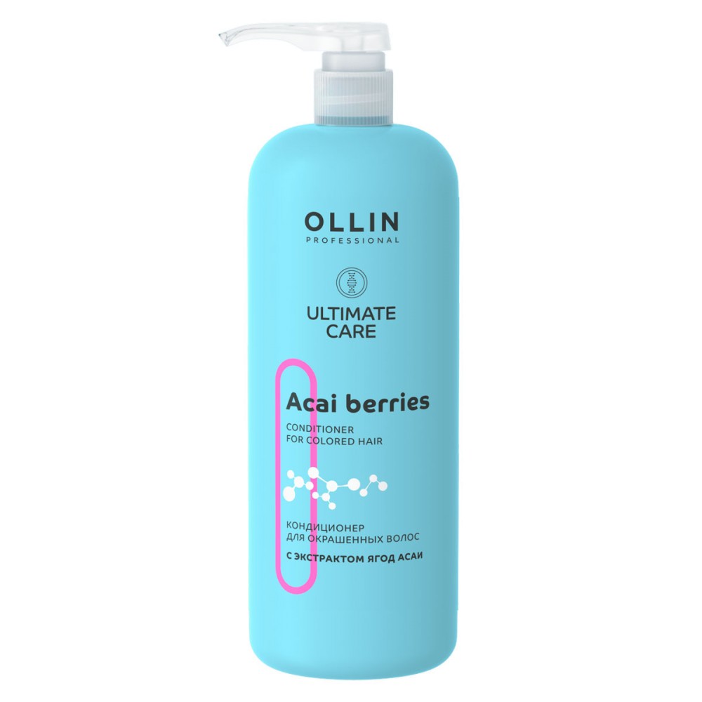 OLLIN Professional Ultimate Care Шампунь для окрашенных волос с экстрактом ягод асаи 1000 мл