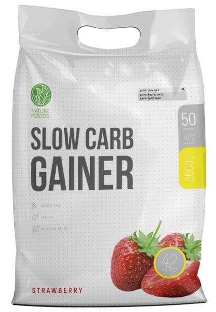 Nature Foods Гейнер, Slow Carb Gainer 5000 гр