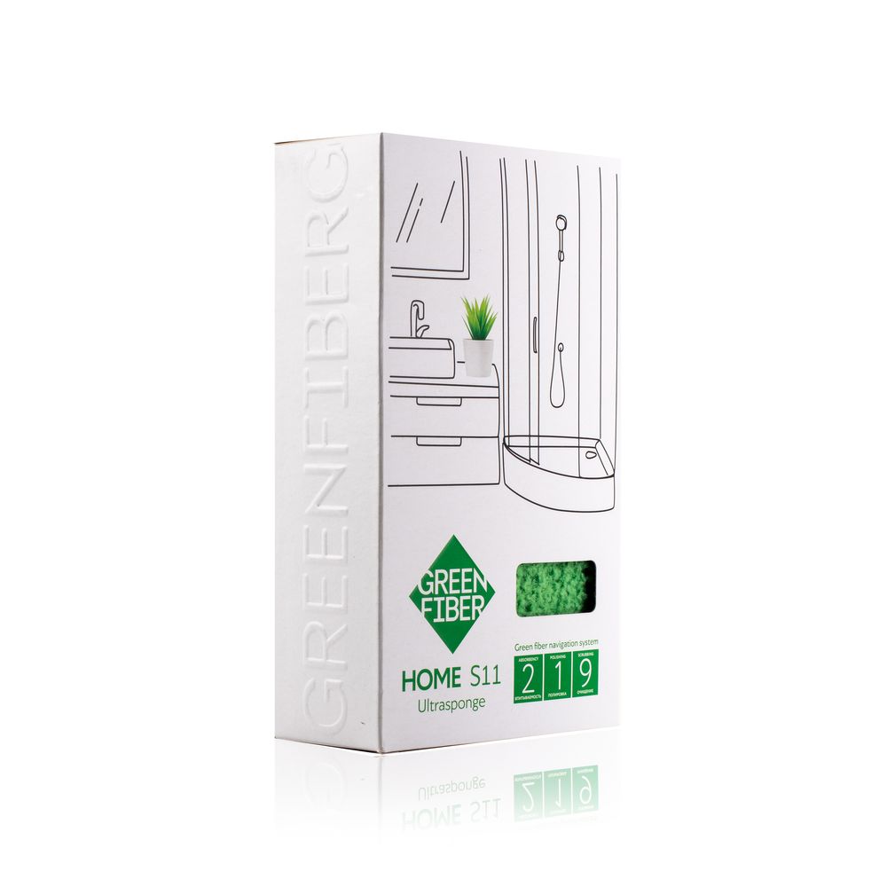Greenway, Спонж инволвер GREEN FIBER HOME S11, 26,5 × 15,5 см