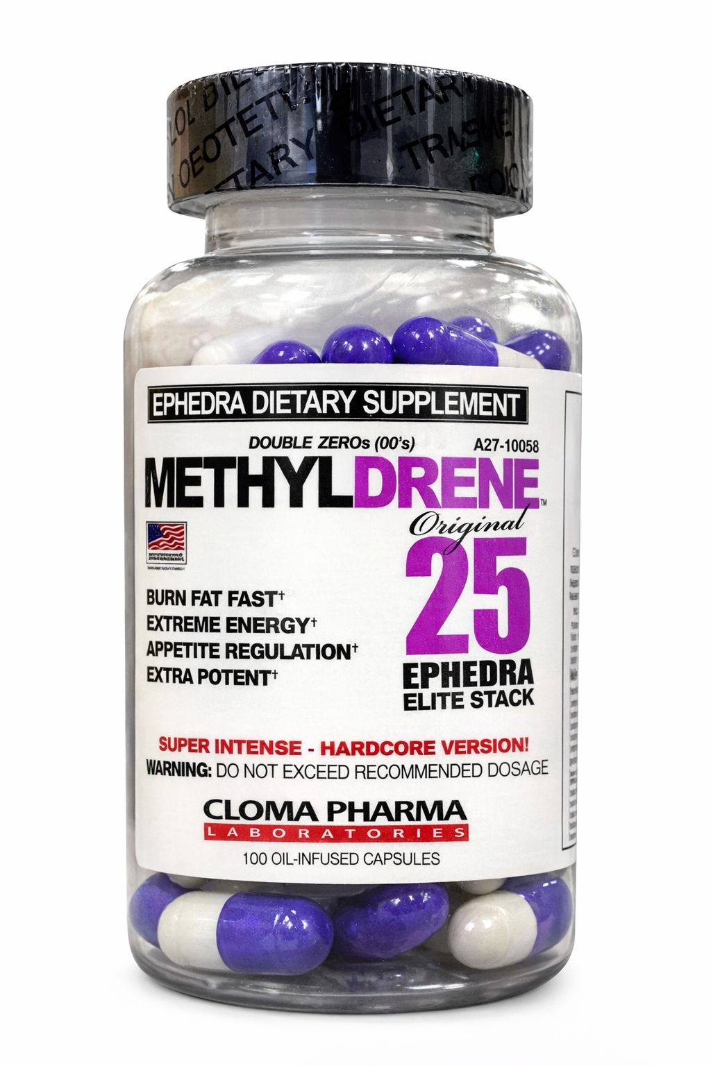 Cloma Pharma Жиросжигатель Метилдрен Элит, 100 капсул 