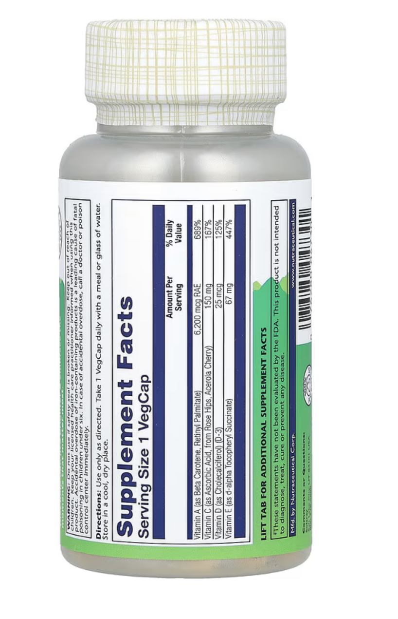 Solaray Мультивитамины для Повышения Энергии, High Energy, 60 вег. капсул