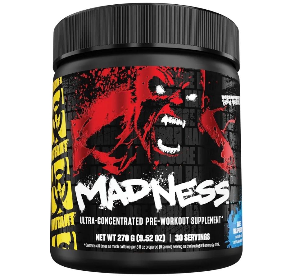 Mutant Nutrition Предтреник, Madness 225 гр 