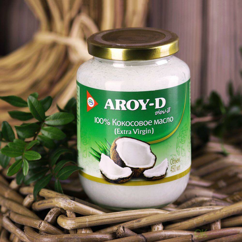 Aroy-D Кокосовое масло 100%, Extra virgin 450 мл