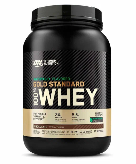 Optimum Nutrition Протеин без Глютена, 100% Natural Whey Gold Standard Gluten free 860 гр