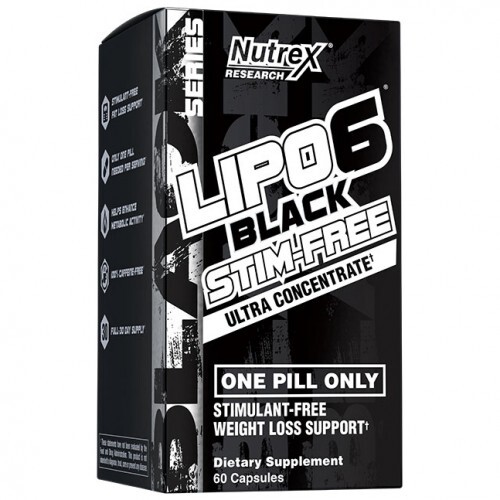 Nutrex Жиросжигатель, Lipo 6 STIM-FREE, 60 caps
