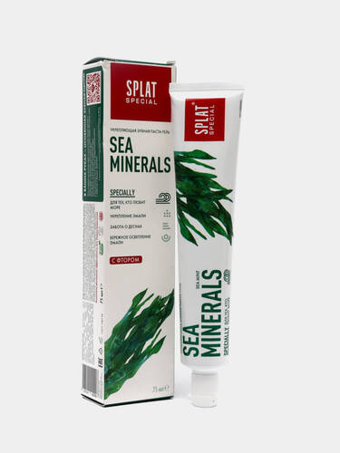 SPLAT Special, Укрепляющая зубная паста SEA MINERALS, 75 мл