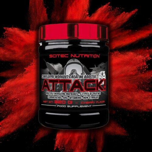 Scitec Nutrition Pre-Workout Attack 2.0, 320 гр