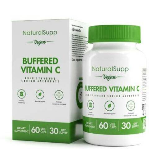 NaturalSupp Витамин С буферизированный 450 мг, 60 капсул