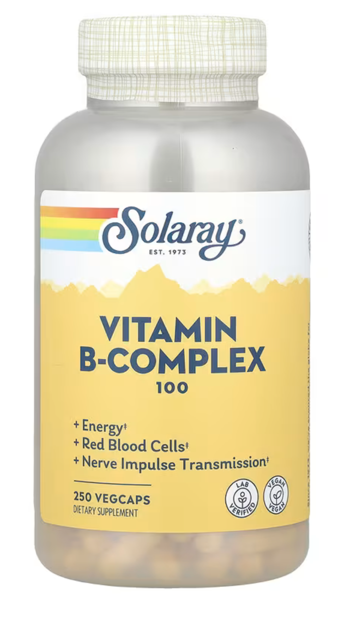 Solaray B-комплекс 100, 250 вег. капсул в Казахстане