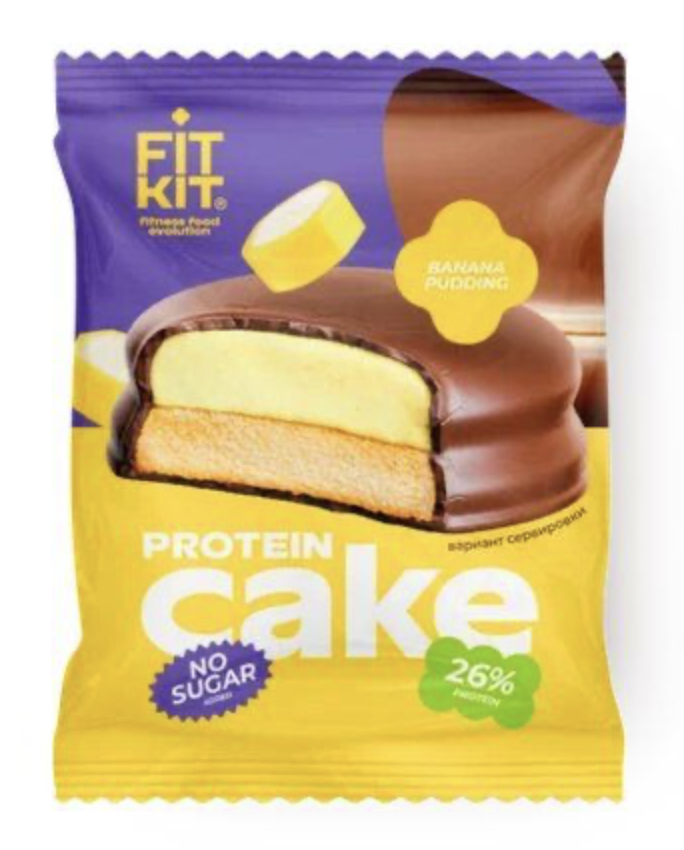 Fit Kit Протеиновое печенье с высокобелковым суфле, 50 гр