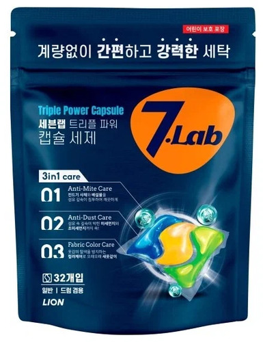CJ LION, Капсулы для стирки белья 3в1 