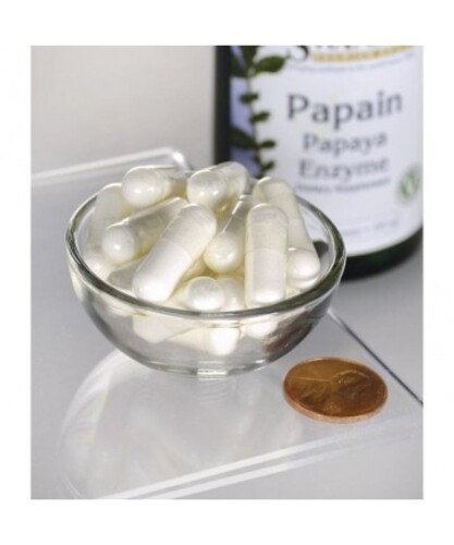 Swanson Папаин, фермент папайи 100 мг 90 вегетарианских капсул