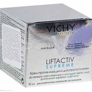 VICHY LIFTACTIV SUPREME дневной крем против морщин и для упругости для норм и комб кожи, 50 мл